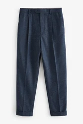 Next Nova Fides Anzughose Slim Dunkelblau/Blau/Hellblau