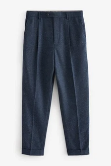 Next Nova Fides Anzughose Slim Dunkelblau/Blau/Hellblau