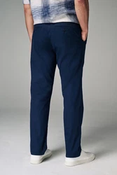 Next Chinohose Straight Fit Dunkelblau/Blau