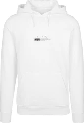 Mister Tee Kapuzenpullover Become the Change Weiß/Creme