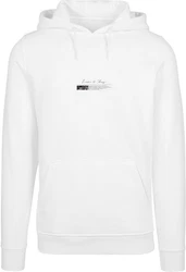 Mister Tee Kapuzenpullover Become the Change Weiß/Creme