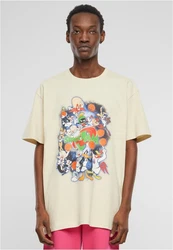MT Upscale T-Shirt Space Jam Teamwork Beige/Khaki/Creme/Gelb
