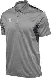 hummel Poloshirt Hmlauthentic Functional Polo Hellgrau/Grau/Dunkelgrau