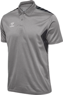 hummel Poloshirt Hmlauthentic Functional Polo Hellgrau/Grau/Dunkelgrau