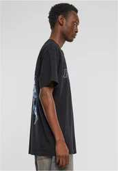 MT Upscale T-Shirt PlayFair Heavy Oversize Tee Braun/Rot/Dunkelblau