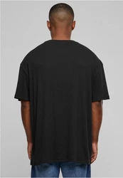 URBAN CLASSICS T-Shirt Organic Oversized Rib Tee Schwarz