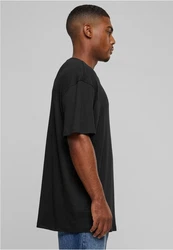 URBAN CLASSICS T-Shirt Organic Oversized Rib Tee Schwarz