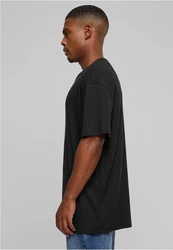 URBAN CLASSICS T-Shirt Organic Oversized Rib Tee Schwarz
