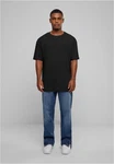 URBAN CLASSICS T-Shirt Organic Oversized Rib Tee Schwarz