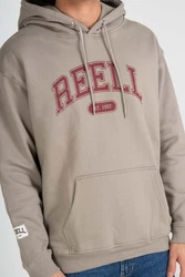 REELL Kapuzenpullover Team Hoodie Grau/Khaki/Beige/Braun