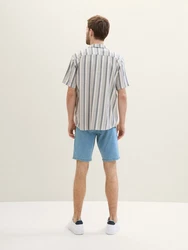 TOM TAILOR Jeansshorts TTJOSH Regular Slim Jeans Shorts Blau/Hellblau