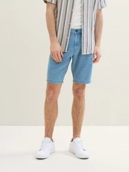 TOM TAILOR Jeansshorts TTJOSH Regular Slim Jeans Shorts Blau/Hellblau