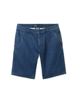 TOM TAILOR Jeansshorts TTJOSH Regular Slim Jeans Shorts Blau/Dunkelblau/Hellblau