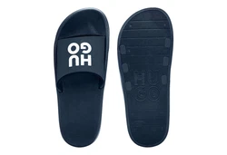 HUGO Nil Slid Badepantolette Blau/Dunkelblau