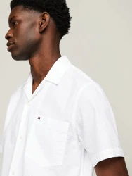 Tommy Hilfiger Kurzarmhemd SEERSUCKER SOLID SHIRT 