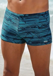 Bruno Banani Boxer-Badehose Grün/Türkis