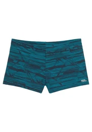 Boxer-Badehose mit trendigem Alloverprint