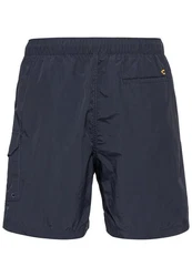 camel active Badeshorts mit Cargotasche (1-St) Dunkelblau/Blau
