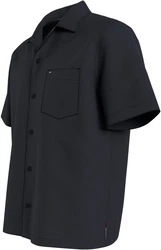 Tommy Hilfiger Kurzarmhemd SEERSUCKER SOLID SHIRT Dunkelblau/Blau/Dunkelgrau/Schwarz/Grau