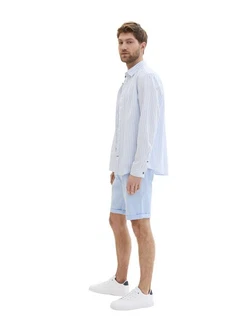 TOM TAILOR Chinoshorts mit Markenlabel 