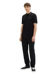 TOM TAILOR Chinohose Shorts Schwarz/Dunkelblau/Grau