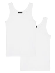 Marc O'Polo Tanktop Iconic Rib Weiß/Creme