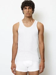 Marc O'Polo Tanktop Iconic Rib Weiß/Creme
