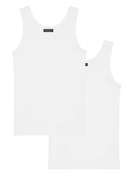Marc O'Polo Tanktop Iconic Rib Weiß/Creme