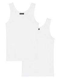 Tanktop Iconic Rib (2-tlg) Tank-top unterhemd unterzieh-shirt