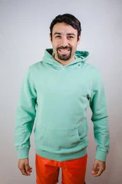 Superdry Sweatjacke Sweatshirt mit Kapuze SUPERDRY aqua