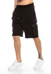 RedBridge Sweatshorts Herren Shorts Cargo Sweatpants Schwarz