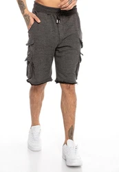 RedBridge Sweatshorts Herren Shorts Cargo Sweatpants Grau/Dunkelgrau/Hellgrau