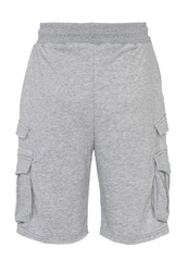 RedBridge Sweatshorts Herren Shorts Cargo Sweatpants Grau/Hellgrau