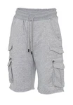 RedBridge Sweatshorts Herren Shorts Cargo Sweatpants Grau/Hellgrau