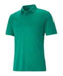 PUMA T-Shirt teamLIGA Sideline Polo Grün/Neonfarben/Dunkelgrün