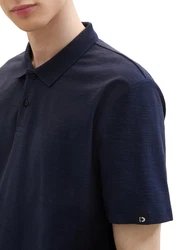 TOM TAILOR Poloshirt Denim Dunkelblau/Blau/Hellblau