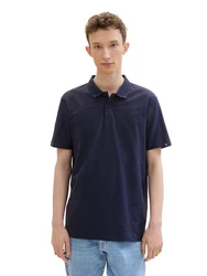 TOM TAILOR Poloshirt Denim Dunkelblau/Blau/Hellblau