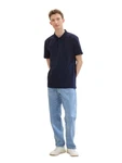 TOM TAILOR Poloshirt Denim Dunkelblau/Blau/Hellblau