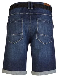 DENIMFY Jeansshorts DFBo Regular Fit Bermudashorts Dunkelblau/Blau/Hellblau