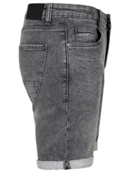 DENIMFY Jeansshorts DFAri Regular Fit Dunkelgrau/Grau/Hellgrau/Schwarz