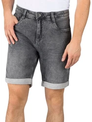 DENIMFY Jeansshorts DFAri Regular Fit Dunkelgrau/Grau/Hellgrau/Schwarz