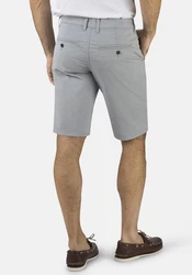Stooker Men 5-Pocket Jeans Chinobermuda Slim Fit Casual Grau/Hellgrau