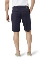 Stooker Men 5-Pocket Jeans Chinobermuda Slim Fit Casual Dunkelblau/Blau
