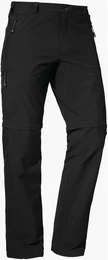 Schffel Trekkinghose Pants Koper1 Zip Off BLACK