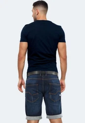 Indicode Shorts Inkadeu 5-Pocket Design Dunkelblau
