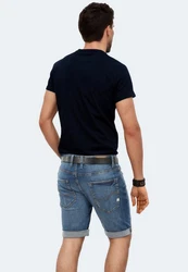 Indicode Shorts Inkadeu 5-Pocket Design Dunkelblau