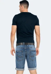 Indicode Shorts Inkadeu 5-Pocket Design Dunkelblau