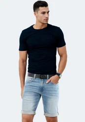 Indicode Shorts Inkadeu 5-Pocket Design Dunkelblau