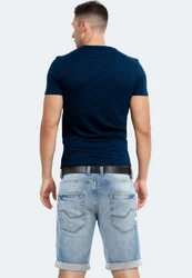 Indicode Shorts Inkadeu 5-Pocket Design Dunkelblau