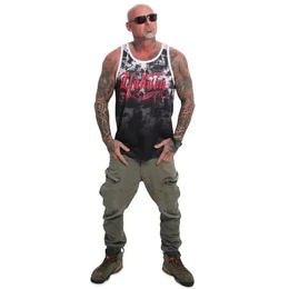 Muskelshirt Flying Skullz aus hochwertigem Mesh-Stoff